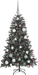vidaXL Τεχνητό Χριστουγεννιάτικο Δέντρο με 150 LED Πράσινο 120 cm