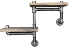 Ραφιέρα Τοίχου Boruraf 792EVL1828 55x14x30cm Walnut