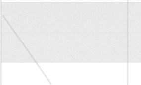 vidaXL Φράχτης Εξαγώνου Γκρι 1,4 x 25 m PVC