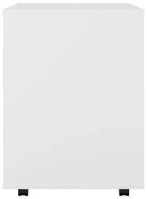 vidaXL Ντουλάπι Τροχήλατο Λευκό 60 x 53 x 72 εκ. από Μοριοσανίδα