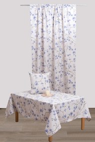 Τραπεζομάντηλο 140x140 Ρούμπι Μπλε  Viopros