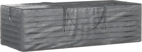 vidaXL Τσάντες Αποθ. Μαξιλαριών 2 τεμ Μαύρες 135x40x55εκ Πολυαιθυλένιο