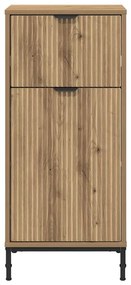 vidaXL Ντουλάπι Μπάνιου με συρτάρι artisan δρυς 39.5 x 36 x 88 εκ