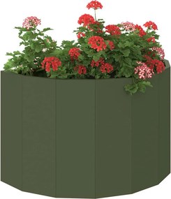 vidaXL Γλάστρα Ελιά Πράσινη 60 x 30 x 35 εκ Ατσάλι