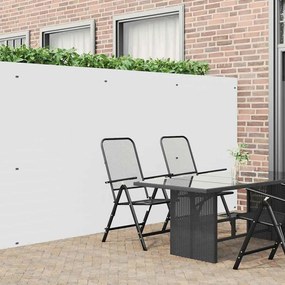 vidaXL Φράχτης Κήπου Διπλής Όψης Λευκός 1,8x3 μ. PVC
