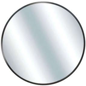 Καθρέπτης Τοίχου Στρογγυλός 15-00-23358-2 60x4x60cm Black Marhome Aluminium, Glass