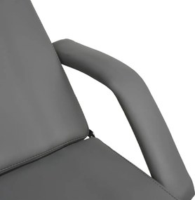 vidaXL Κρεβάτι - Πολυθρόνα Αισθητικής Γκρι 180 x 62 x (87-112) εκ.
