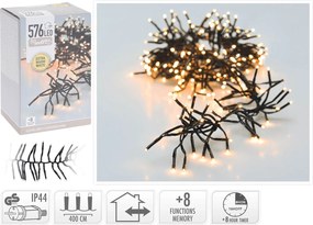 576 LED Φωτάκια - 4 Μέτρα - Χρονοδιακόπτης - Extra Θερμό Λευκό