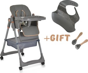 High chair with a gift Lindo grey