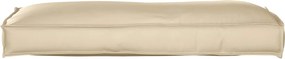 vidaXL Μαξιλάρι Ύφασμα Όξφορντ Μπεζ 120 x 40 x 12 cm