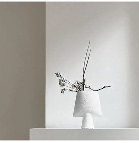 Βάζο, Sphere Square Mini Bubble White Κεραμικό Άσπρο, 25x9x21cm, 101 COPENHAGEN