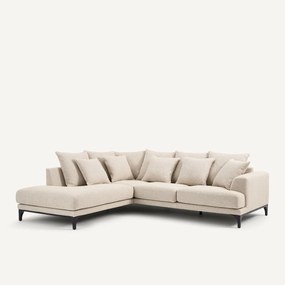 Γωνιακός καναπές από ύφασμα bouclette, ARMENTO