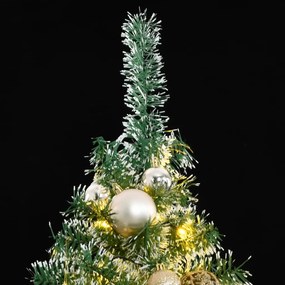 vidaXL Χριστουγεν. Δέντρο Τεχνητό με 300 LED/ Μπάλες/Χιόνι 180 εκ.