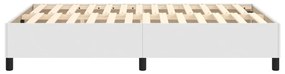 vidaXL Πλαίσιο Κρεβατιού Λευκό 120x200 εκ. από Συνθετικό Δέρμα