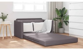 vidaXL Κρεβάτι καναπές Γκρι 124 x 71 x 78 εκ Δερματίνη