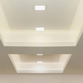 V-TAC LED mini panel χωνευτό 24W 6400K ψυχρό λευκό τετράγωνο SKU: 214889