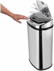 Σκουπίδια μπορεί να Kitchen Move Γκρι Μέταλλο