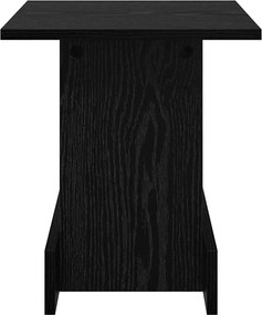 vidaXL End Table Μαύρη Οξυά 35,5 x 35 x 40 εκ Επεξεργασμένο ξύλο