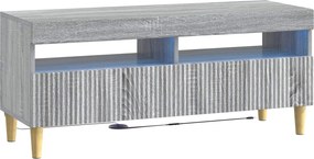 vidaXL 5 Τεμάχια LED Τηλεοπτικού Ντουλαπιού Γκρι Sonoma