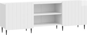 vidaXL Ντουλάπι TV Γυαλιστερό Λευκό 150 x 31 x 52 εκ.