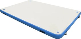 vidaXL Πλατφόρμα Φουσκωτή Πλωτή Μπλε / Λευκή 300 x 150 x 15 εκ.