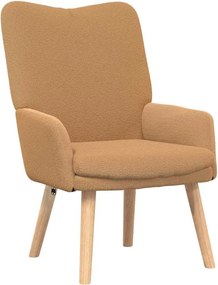 vidaXL Πολυθρόνα Μπεζ 63 x 67 x 94 εκ. Πολυεστέρας και Κόντρα Πλακέ