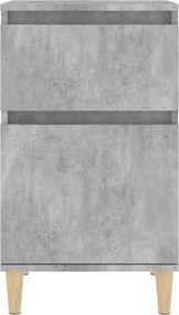 vidaXL Κομοδίνο Γκρι Σκυροδέματος 40x35x70 εκ.