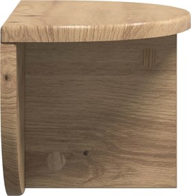 vidaXL Ράφι Τοίχου Επιτοίχιο Artisan Oak 38 x 19 x 19 εκ