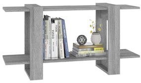 vidaXL Βιβλιοθήκη Ραφιέρα Γκρι Sonoma 100x30x51 εκ. Επεξεργασμένο Ξύλο