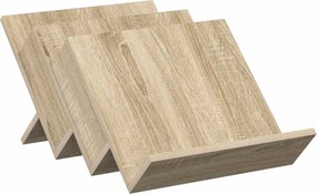 vidaXL Ράφι Περιοδικών με ράφι Δρύς Sonoma 53 x 40 x 28,5 εκ