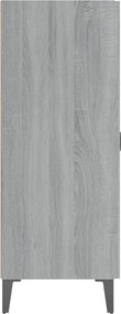 vidaXL Ντουλάπι Γκρι Sonoma 69,5 x 34 x 90 εκ. από Επεξεργασμένο Ξύλο