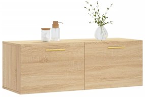 vidaXL Ντουλάπι Τοίχου Sonoma Δρυς 100 x 36,5 x 35 εκ. Επεξεργ. Ξύλο