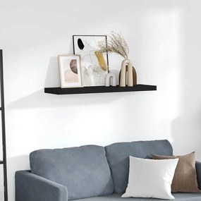 vidaXL Ράφι Τοίχου Μαύρο 90 x 23,5 x 3,8 εκ. MDF