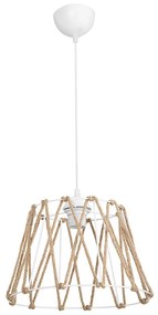 Φωτιστικό οροφής μονόφωτο PWL-1160 pakoworld Ε27 μπεζ Φ31x61εκ