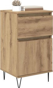 vidaXL Πλαϊνό γραφείο artisan δρυς 35 x 40 x 70 εκ. Επεξεργασμένο ξύλο