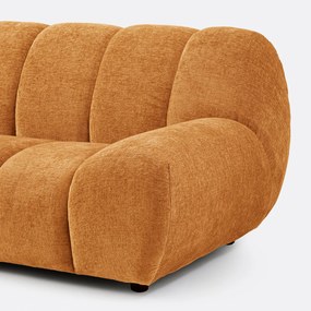 Γωνιακός καναπές αριστερός, παχύ βελούδο, Nuria