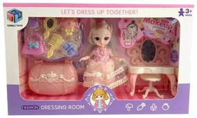 Σετ κούκλα με αξεσουάρ ομορφιάς - 6688-26-DIY - 917465