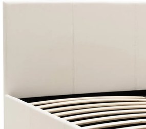 Κρεβάτι Norse pakoworld  pu λευκό με αποθηκευτικό χώρο 160x200εκ