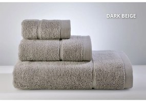 Πετσέτες Joanne (3τμχ) Dark Beige Down Town Towels Set 90x150cm 100% Βαμβάκι