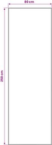 vidaXL Χαλί Runner LESAKA πολύχρωμο 80 x 250 cm Διαμαντένιο βελούδο