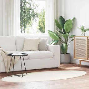vidaXL Χαλιά χώρου Ωοειδής HUARTE Κρεμ 120 x 170 cm 100% Πολυεστέρας