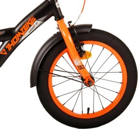 Thombike 16 Inch 23 cm Boys Coaster Brake Black/Orange