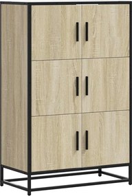 vidaXL Ντουλάπι Δρυς sonoma 68x35x106,5 cm Επεξεργασμένο Ξύλο μέταλλο