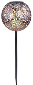 Ηλιακό Καρφωτό Φωτιστικό LED 0,06W ΙΡ44 54cm Globo Lighting-33743-Μαύρο-Ασημί 33743