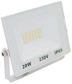 Adeleq Προβολέας LED-SMD 20W 230V 3000K IP65 Λευκός 3-382000