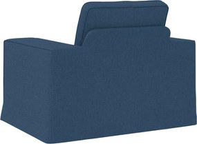 vidaXL Καναπές 60cm Μπλε Μέταλλο