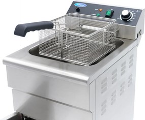 Deep Fryer - 16L - 1 Basket - with Drain Tap and Stand - 230V