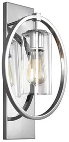 Απλίκα Φωτιστικό Τοίχου 1xE27 Marlena Elstead Lighting-FE-MARLENA1-CH-Χρώμιο FE-MARLENA1-CH