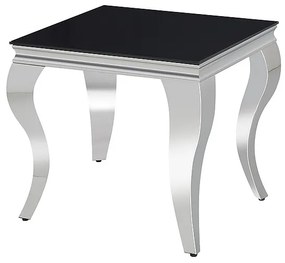 BENCH PRINCE B BLACK / CHROME 55X55 DIOMMI PRINCECCH55