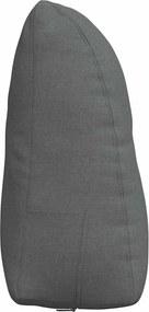 vidaXL Μαξιλάρι Πλάτης Σκούρο Γκρι 60 x 50 x 24 cm ύφασμα